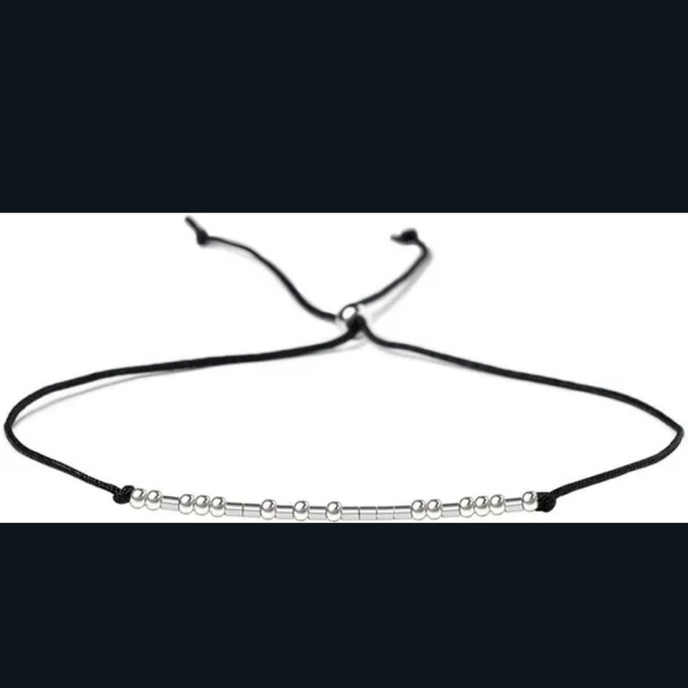 🌸3/$6🌸Morse Code Bracelets - Picture 2 of 5